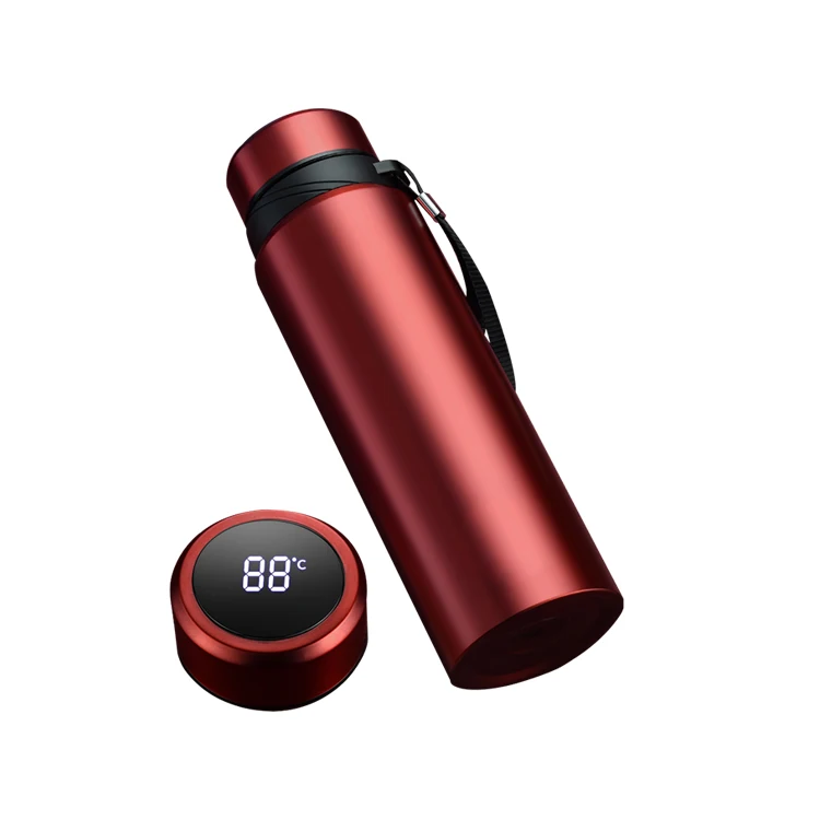 Large Capacity Smart Stainless Steel Vacuum Water Bottle With Temperature Display 1000ml, Black
Large Capacity Smart Stainless Steel Vacuum Water Bottle With Temperature Display 1000ml, Black