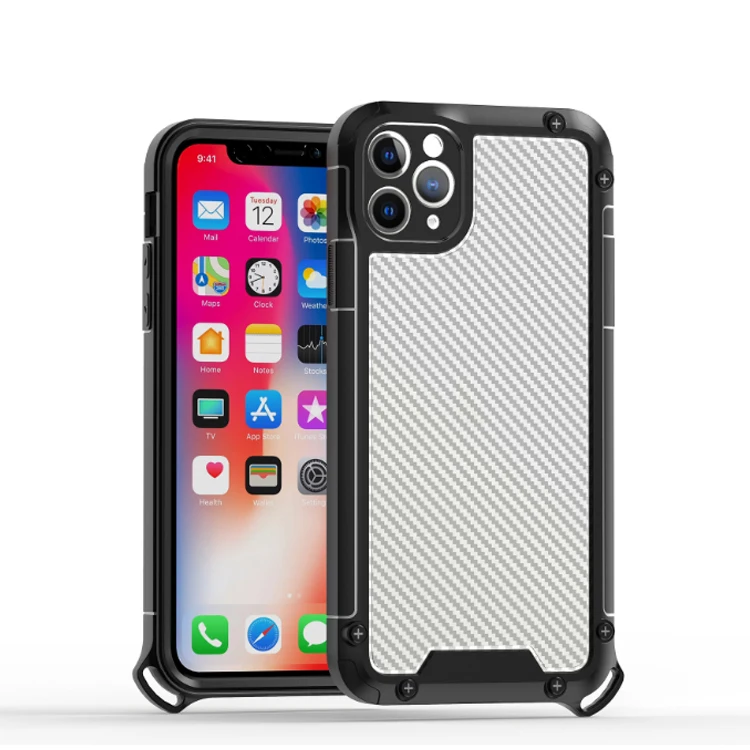 Hot Sale Carbon Fiber Hard Acrylic Colorful Soft TPU Bumper Shockproof Mobile Phone Case Cover For iPhone 12 Pro Max SE Xs Max, Clear, blue,red,purple,black,customized color
Hot Sale Carbon Fiber Hard Acrylic Colorful Soft TPU Bumper Shockproof Mobile Phone Case Cover For iPhone 12 Pro Max SE Xs Max, Clear, blue,red,purple,black,customized color