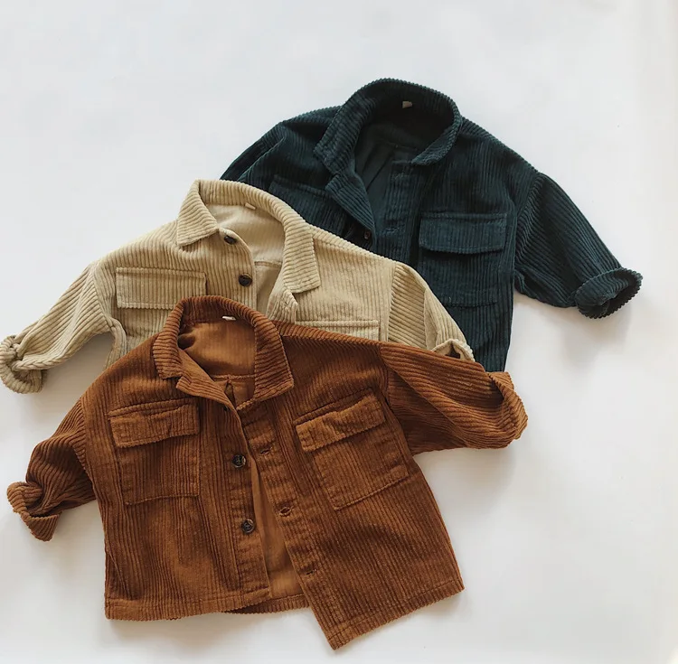 3B34A8902 winter kids clothes BABY little boys shirts tops corduroy striped casual children's clothes wholesale
3B34A8902 winter kids clothes BABY little boys shirts tops corduroy striped casual children's clothes wholesale