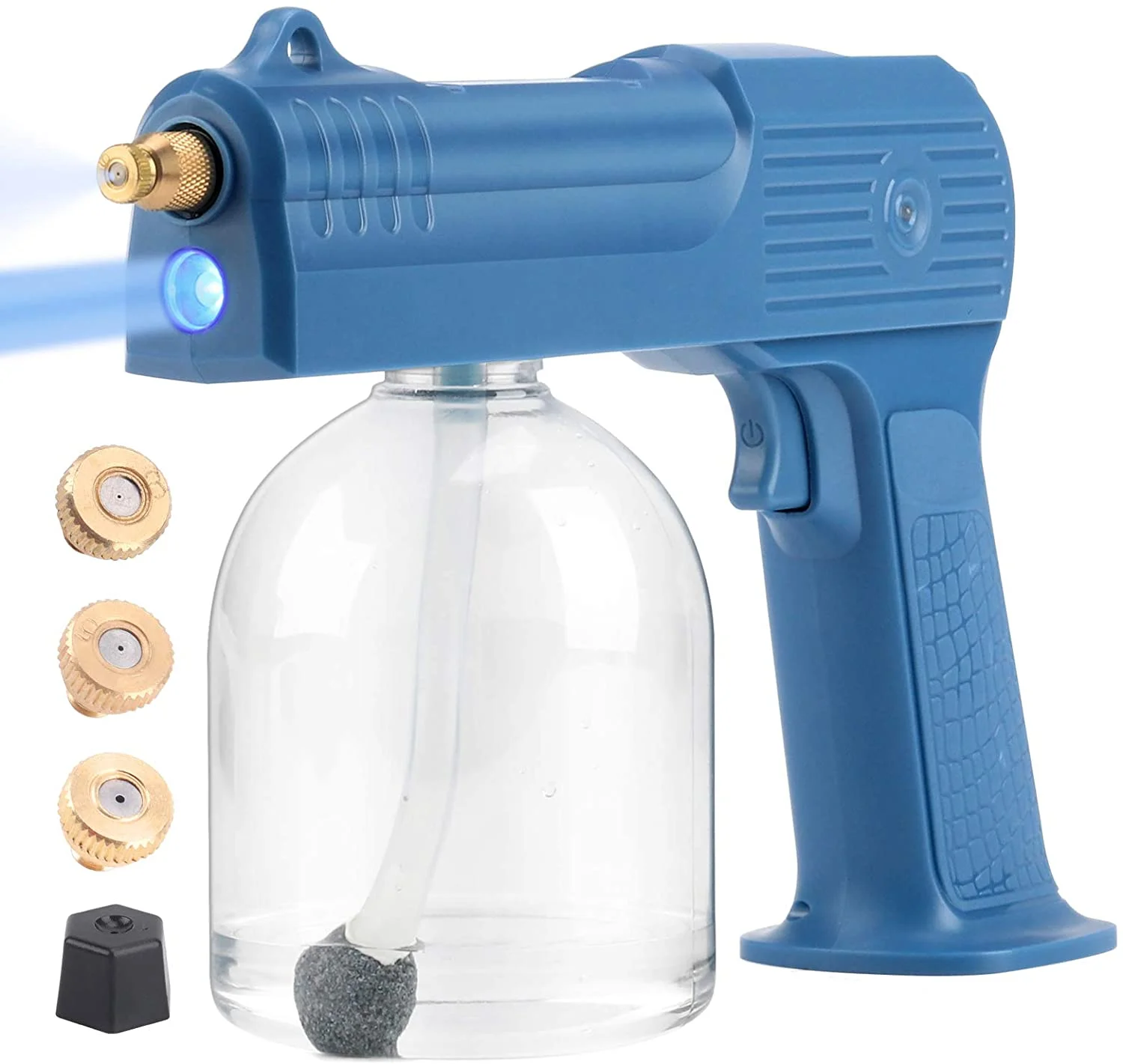 OEM/ODM Nozzle adjustable wireless nano spray gun blu ray anion disinfectant nano atomizing spray gun, Customized
OEM/ODM Nozzle adjustable wireless nano spray gun blu ray anion disinfectant nano atomizing spray gun, Customized