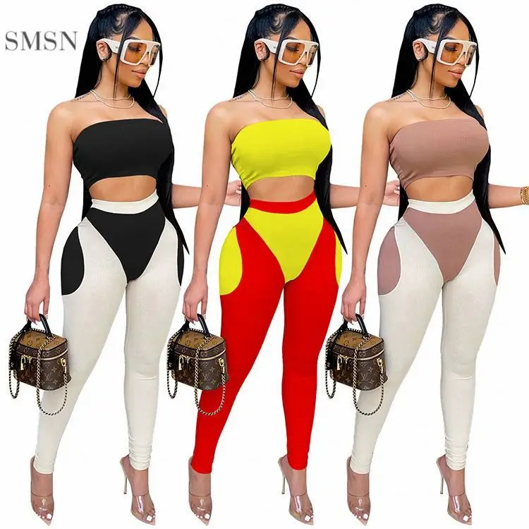 TINA Hot Selling Patchwork Sleeveless Skinny Two Piece Yoga Set Sexy Two Piece Crop Top And Pants Set
TINA Hot Selling Patchwork Sleeveless Skinny Two Piece Yoga Set Sexy Two Piece Crop Top And Pants Set