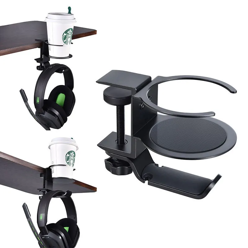 2022 New Arrivals Multifunctional Aluminum Alloy Desk Stand Headphones Hanging Headset Clamp Hook Coffee Cup Holder, Black
2022 New Arrivals Multifunctional Aluminum Alloy Desk Stand Headphones Hanging Headset Clamp Hook Coffee Cup Holder, Black