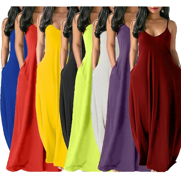2021 Design Suspender Strap Loose Ladies Sun Long 4xl 5xl Plus Size Dress Fashion Casual Maxi Dresses Women Summer
2021 Design Suspender Strap Loose Ladies Sun Long 4xl 5xl Plus Size Dress Fashion Casual Maxi Dresses Women Summer