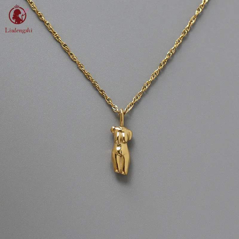 Creative Human Stainless Steel Body Pendant Necklace Personalized Female Body Art Pendant Necklace
Creative Human Stainless Steel Body Pendant Necklace Personalized Female Body Art Pendant Necklace