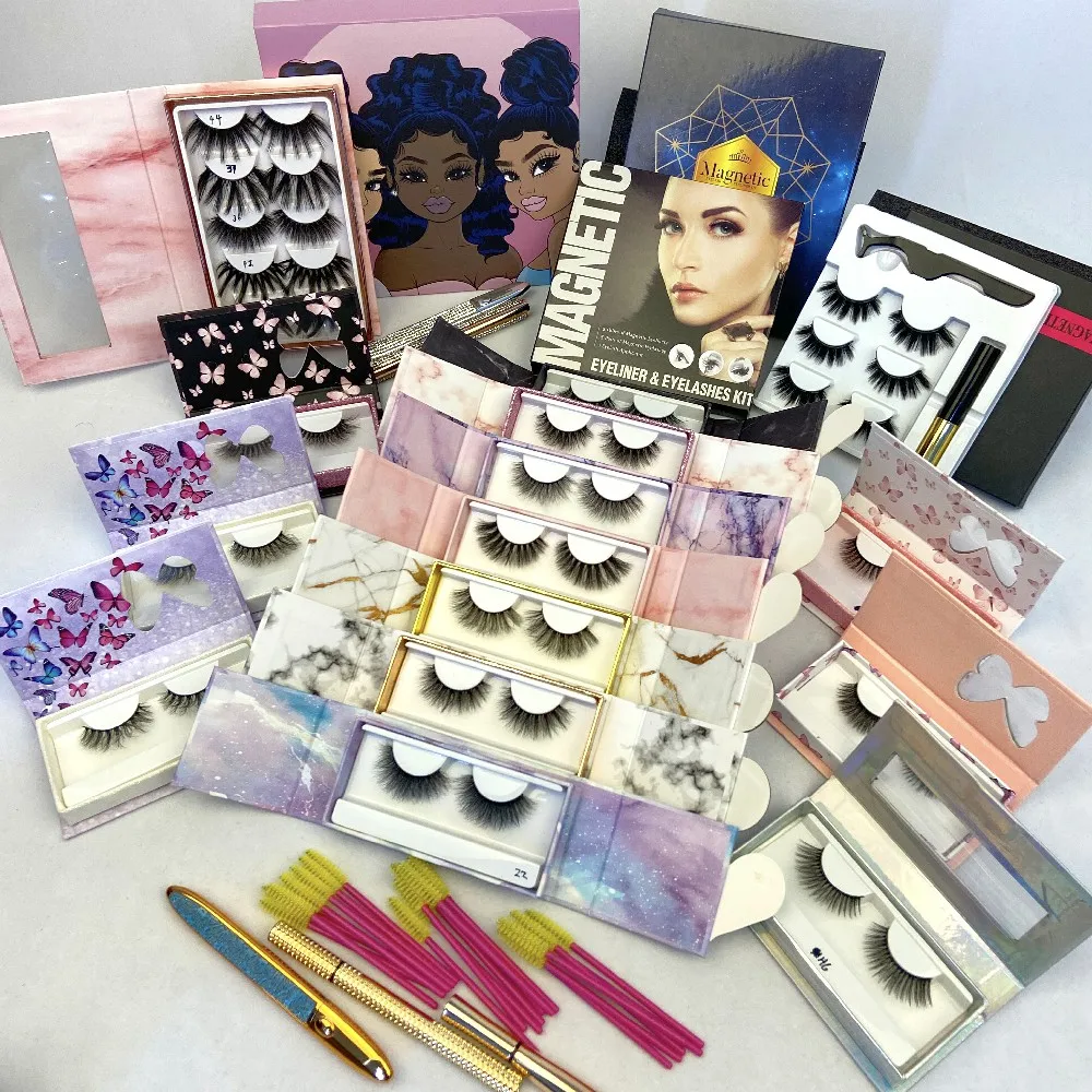 Wholesale Fluffy Natural 3D Faux Mink Eyelashes Private Label Synthetic Silk False Eyelash Vendor Customized Boxes, Natural black
Wholesale Fluffy Natural 3D Faux Mink Eyelashes Private Label Synthetic Silk False Eyelash Vendor Customized Boxes, Natural black