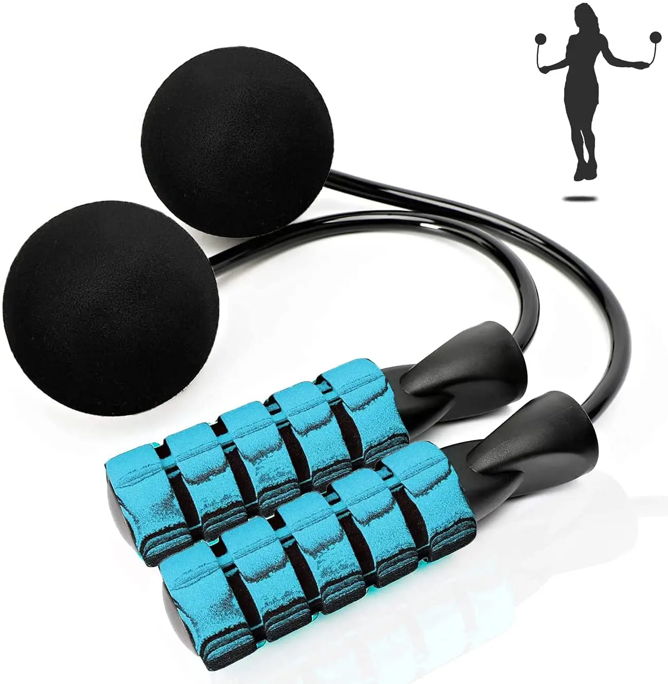 Gym Home Fitness Workout Adjustable Free7 cm Ball Ropeless Cordless Skipping Rope Jump Rope, Black, red, blue
Gym Home Fitness Workout Adjustable Free7 cm Ball Ropeless Cordless Skipping Rope Jump Rope, Black, red, blue