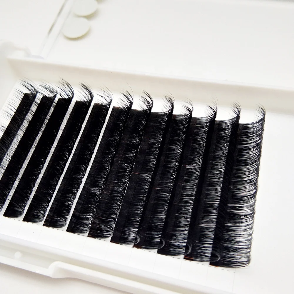 Jet black mega volume soft and very light synthetic silk lashes 0.03 0.05 0.07mm volume cashmere eyelash extension, Matte black
Jet black mega volume soft and very light synthetic silk lashes 0.03 0.05 0.07mm volume cashmere eyelash extension, Matte black