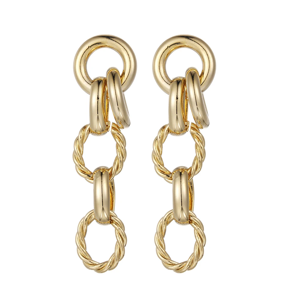 Wholesale Handmade Long Chain Earrings Gold Plated Copper Link Chain Drop Earrings, Picture
Wholesale Handmade Long Chain Earrings Gold Plated Copper Link Chain Drop Earrings, Picture