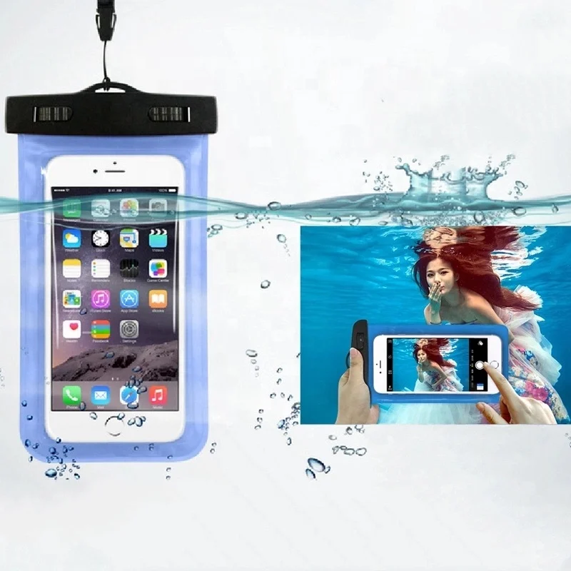 Outdoor Waterproof Phone Pouch PVC Case Floating Waterproof Cell Phone Case Dry bag for Phones Universal
Outdoor Waterproof Phone Pouch PVC Case Floating Waterproof Cell Phone Case Dry bag for Phones Universal