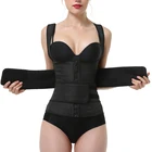Private Label Latex 9 Steel Boned Zipper Women Waist Trainer Corset Vest Shapewear For Women Bodysuit
