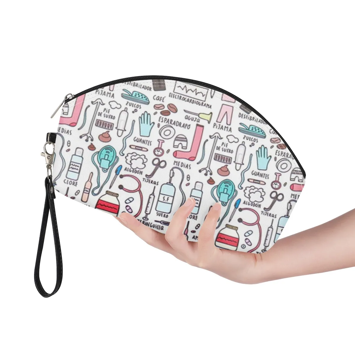 Beauty Cute Cartoon Nurses Doctor Printed Eco Friendly Makeup Bag Cosmetic Private Label 2021 Makeup Bag Logo, Customized , print on demand
Beauty Cute Cartoon Nurses Doctor Printed Eco Friendly Makeup Bag Cosmetic Private Label 2021 Makeup Bag Logo, Customized , print on demand