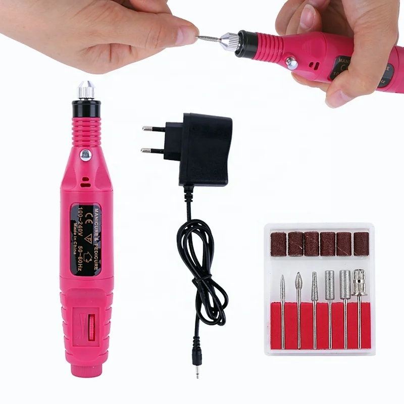 Professional Electric Polish Nail Drill Machine Manicure Machine Pedicure Drill Set 6 Bits Ceramic Nail File Drill Tools, Colorful
Professional Electric Polish Nail Drill Machine Manicure Machine Pedicure Drill Set 6 Bits Ceramic Nail File Drill Tools, Colorful