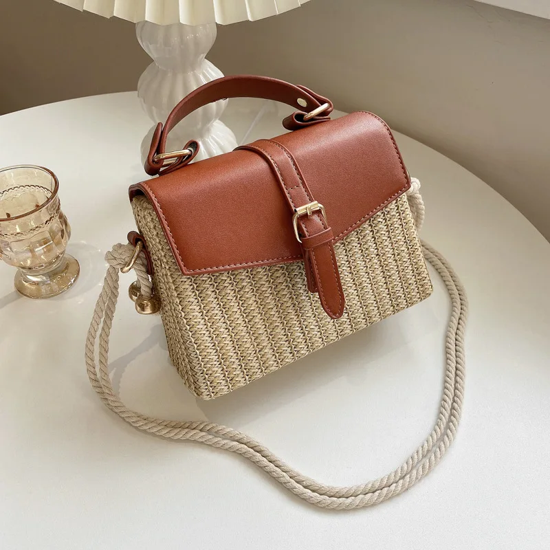 Summer Crossbody Straw bags Luxury New Fashion Beach Handbags for Women, White, yellow, black, brown
Summer Crossbody Straw bags Luxury New Fashion Beach Handbags for Women, White, yellow, black, brown