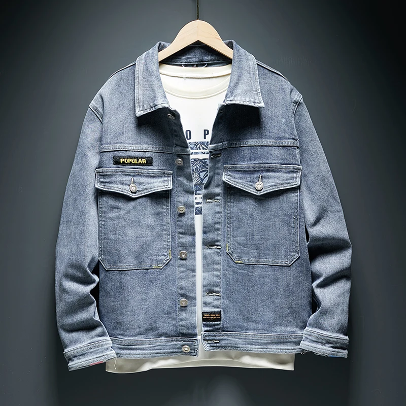 2021 Hot Selling Wholesale Denim Men's Wear Custom LOGO Jeans Jacket Winter Wear Vintage Washed Blue Denim Jacket MEN XY2039
2021 Hot Selling Wholesale Denim Men's Wear Custom LOGO Jeans Jacket Winter Wear Vintage Washed Blue Denim Jacket MEN XY2039