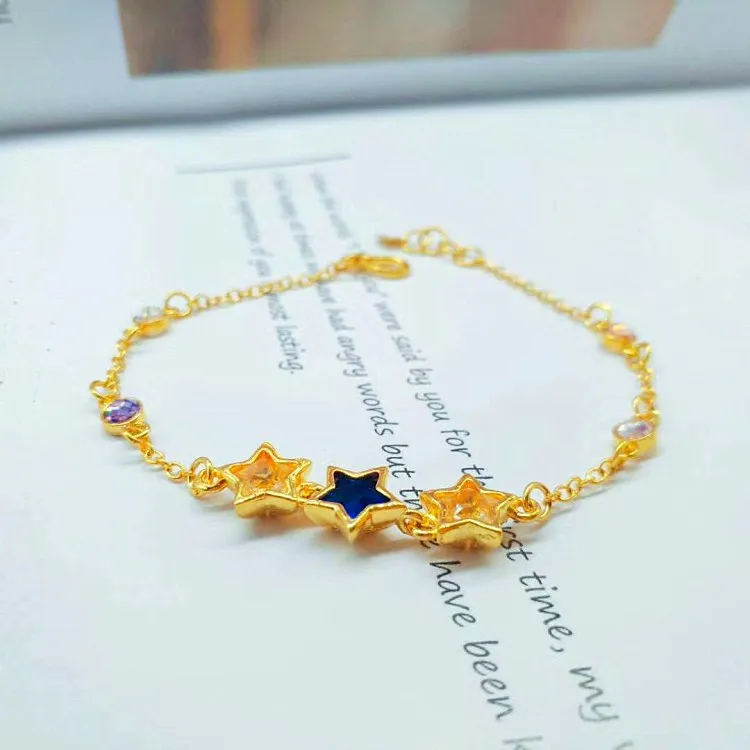 Gold Plated Diamond Starry Sky Bracelet Exquisite Craftsmanship Gold Diamond Starry Sky Bracelet Ladies Jewelry
Gold Plated Diamond Starry Sky Bracelet Exquisite Craftsmanship Gold Diamond Starry Sky Bracelet Ladies Jewelry