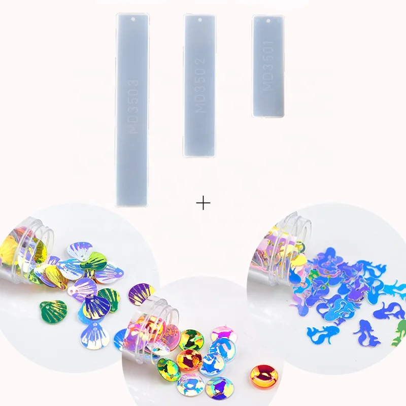 6Pcs Set Of DIY Resin Bookmark Sequin Mold Set Silicone Square Jewelry Mold Silicone Epoxy Resin Mold
6Pcs Set Of DIY Resin Bookmark Sequin Mold Set Silicone Square Jewelry Mold Silicone Epoxy Resin Mold
