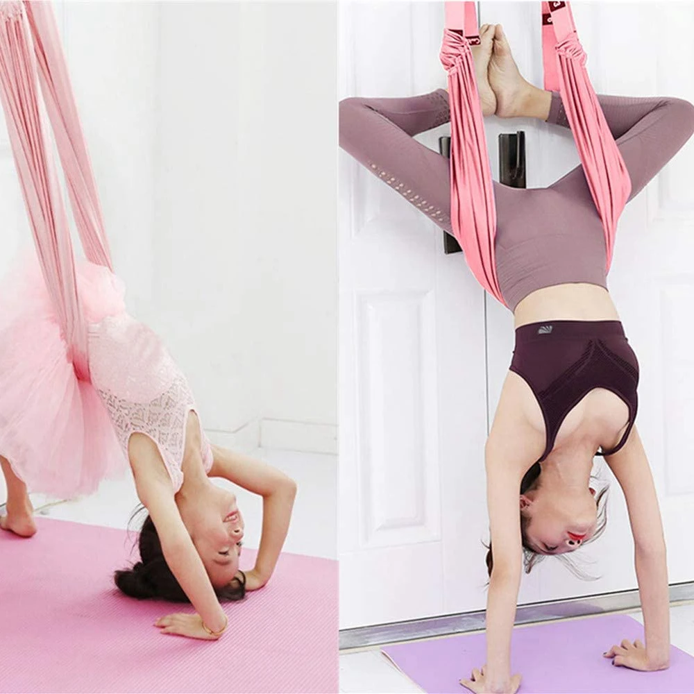 Aerial Hammock Adjustable Elastic Belt Rod Lower Waist Yoga Handstand Trainer Back Leg Stretch Strap
Aerial Hammock Adjustable Elastic Belt Rod Lower Waist Yoga Handstand Trainer Back Leg Stretch Strap