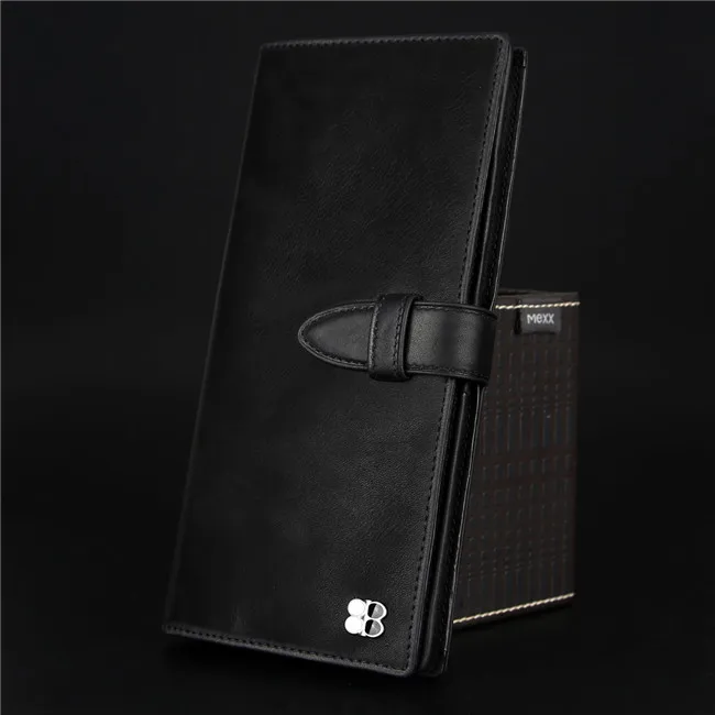 Men's Bifold Leather Breast Pocket Long Wallet Credit Card Holder Purse, Black
Men's Bifold Leather Breast Pocket Long Wallet Credit Card Holder Purse, Black