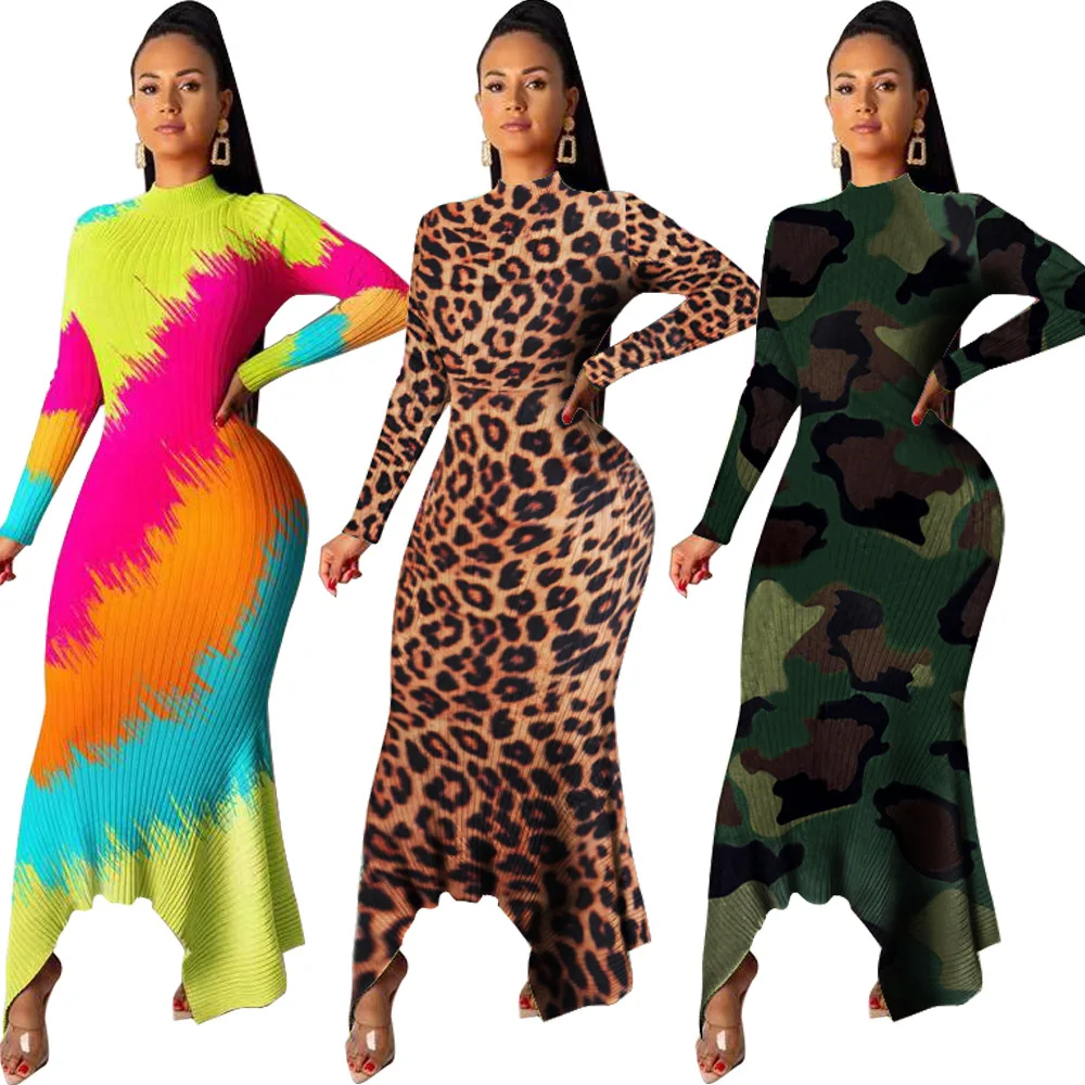 2020 Fashion Winter Fall Leopard Sexy Women Skinny Club Wear Long Sleeve Maxi Bodycon Dress, Black blue
2020 Fashion Winter Fall Leopard Sexy Women Skinny Club Wear Long Sleeve Maxi Bodycon Dress, Black blue