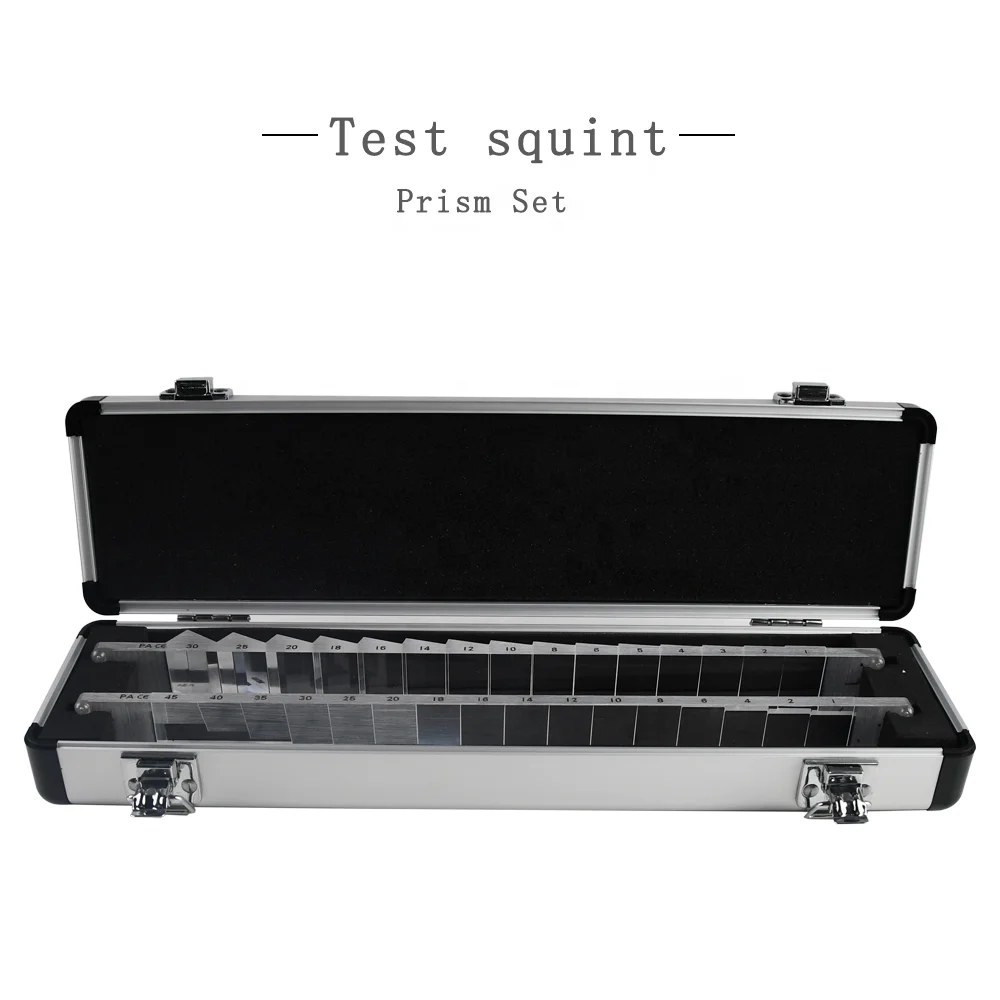 Loudly Brand Optical Instrument High Quality Vertical And Horizontal Prism Bar With Metal Case VB-15+HB-16 Optometry Prism Bar
Loudly Brand Optical Instrument High Quality Vertical And Horizontal Prism Bar With Metal Case VB-15+HB-16 Optometry Prism Bar