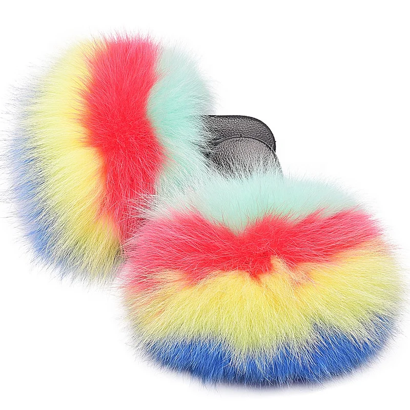 Children's Fox fur slippers PVC flat bottom comfortable one - heel slippers for children, Customized color
Children's Fox fur slippers PVC flat bottom comfortable one - heel slippers for children, Customized color