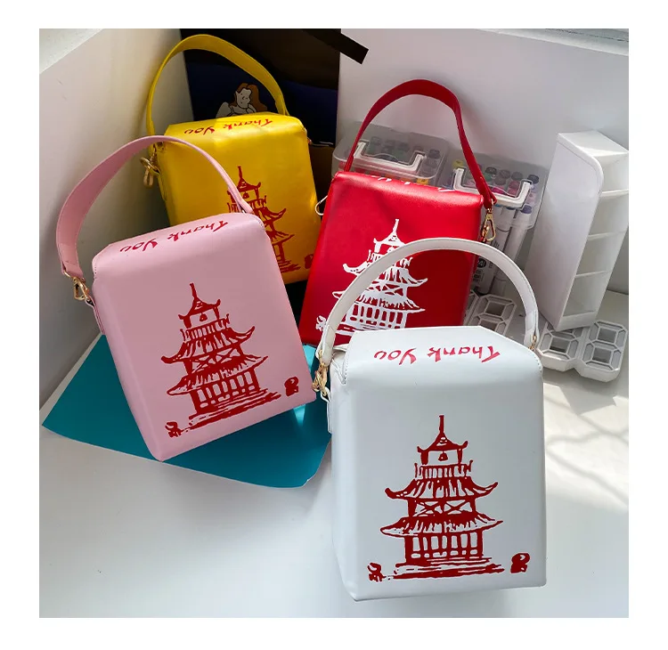 Creative Chinese Style Red Iron Tower Printing Shoulder Tote Bag Women New Bucket Handbag Personality Trendy Chain Crossbody Bag
Creative Chinese Style Red Iron Tower Printing Shoulder Tote Bag Women New Bucket Handbag Personality Trendy Chain Crossbody Bag