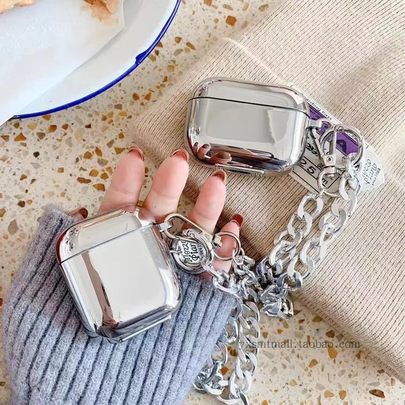Luxury Plating for Airpdods 12pro Case Smooth Box Soft Wireless BT Earphone Protect Cover Accessories Chain Bracelet
Luxury Plating for Airpdods 12pro Case Smooth Box Soft Wireless BT Earphone Protect Cover Accessories Chain Bracelet