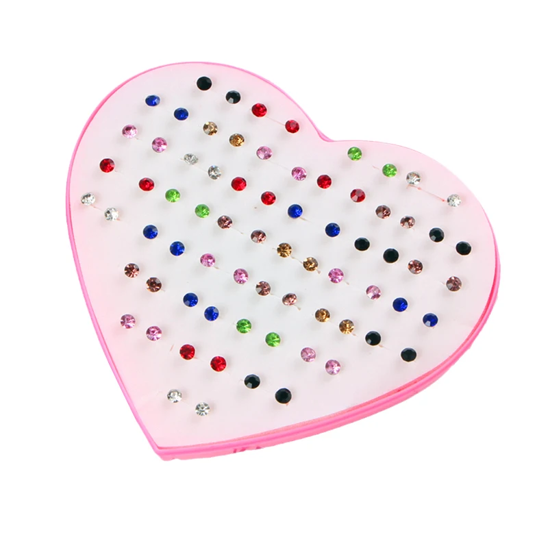Heart Shape Plastic Gift Box Earring Set Sweet Color Diamond Studs Earring For Women Set, Colorful
Heart Shape Plastic Gift Box Earring Set Sweet Color Diamond Studs Earring For Women Set, Colorful