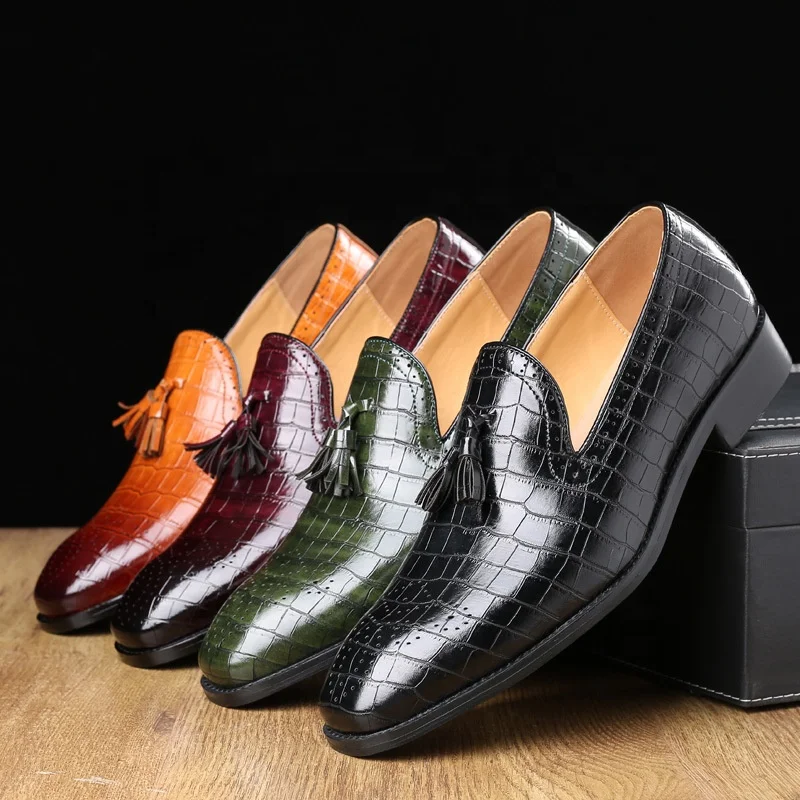 Men Fashion Leather Shoes Tassels Dress Shoes Wedding Loafers Leather Business Shoes
Men Fashion Leather Shoes Tassels Dress Shoes Wedding Loafers Leather Business Shoes