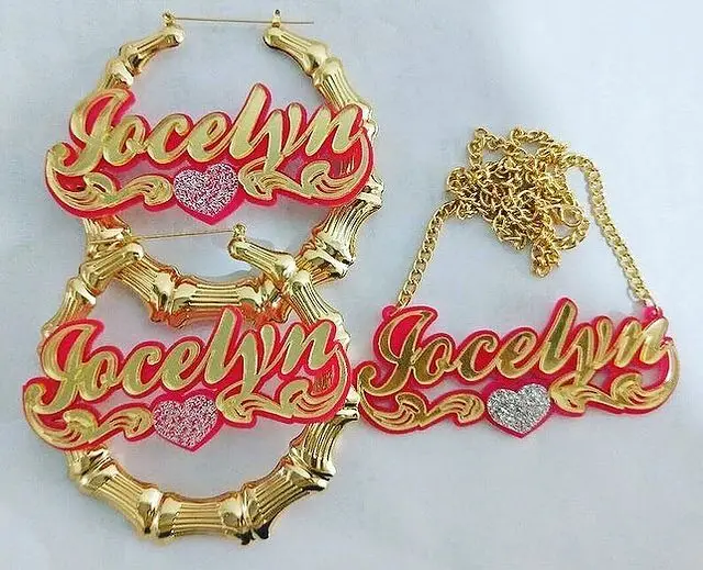 Custom fashion personalized acrylic laser name font bamboo hoop Earrings, Picture
Custom fashion personalized acrylic laser name font bamboo hoop Earrings, Picture