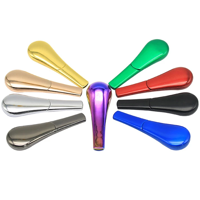 Hot-sell Stainless steel smoking pipe metal multicolor smoking pipe smoking accessories, As picture show
Hot-sell Stainless steel smoking pipe metal multicolor smoking pipe smoking accessories, As picture show