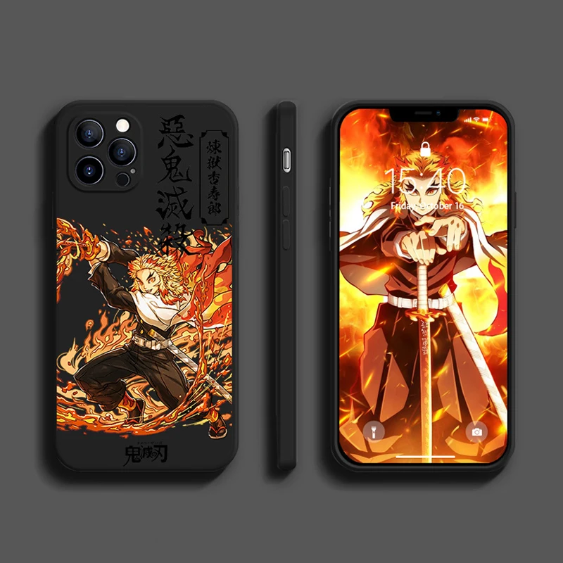 Custom 28 Colors Soft Liquid Silicone Back Cover Fans of Anime Demon Slayer Luxury Phone Cases
Custom 28 Colors Soft Liquid Silicone Back Cover Fans of Anime Demon Slayer Luxury Phone Cases