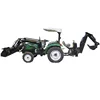 Factory directly sale 4wd 40hp tractor with front end loader and backhoe