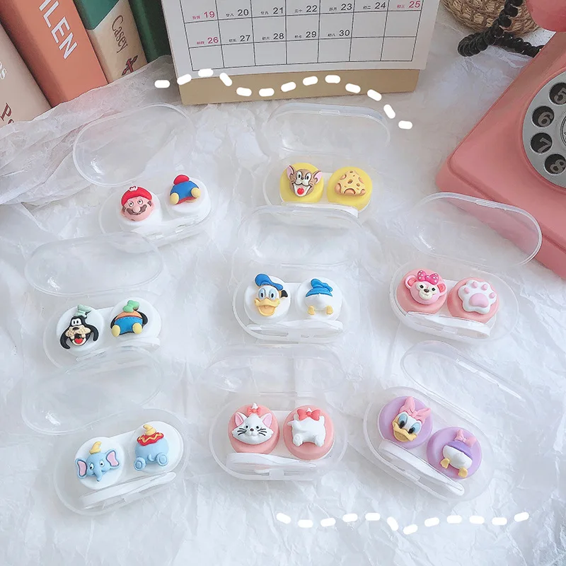 Cosmetic contact lens box cartoon character three-dimensional decoration contact lens care box, Picture
Cosmetic contact lens box cartoon character three-dimensional decoration contact lens care box, Picture