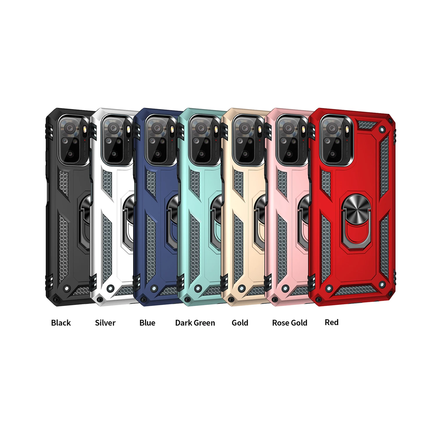 Hot Sale 360 Ring Sergeant Shockproof PC TPU Magnetic Phone Case For redmi note 10/10s
Hot Sale 360 Ring Sergeant Shockproof PC TPU Magnetic Phone Case For redmi note 10/10s