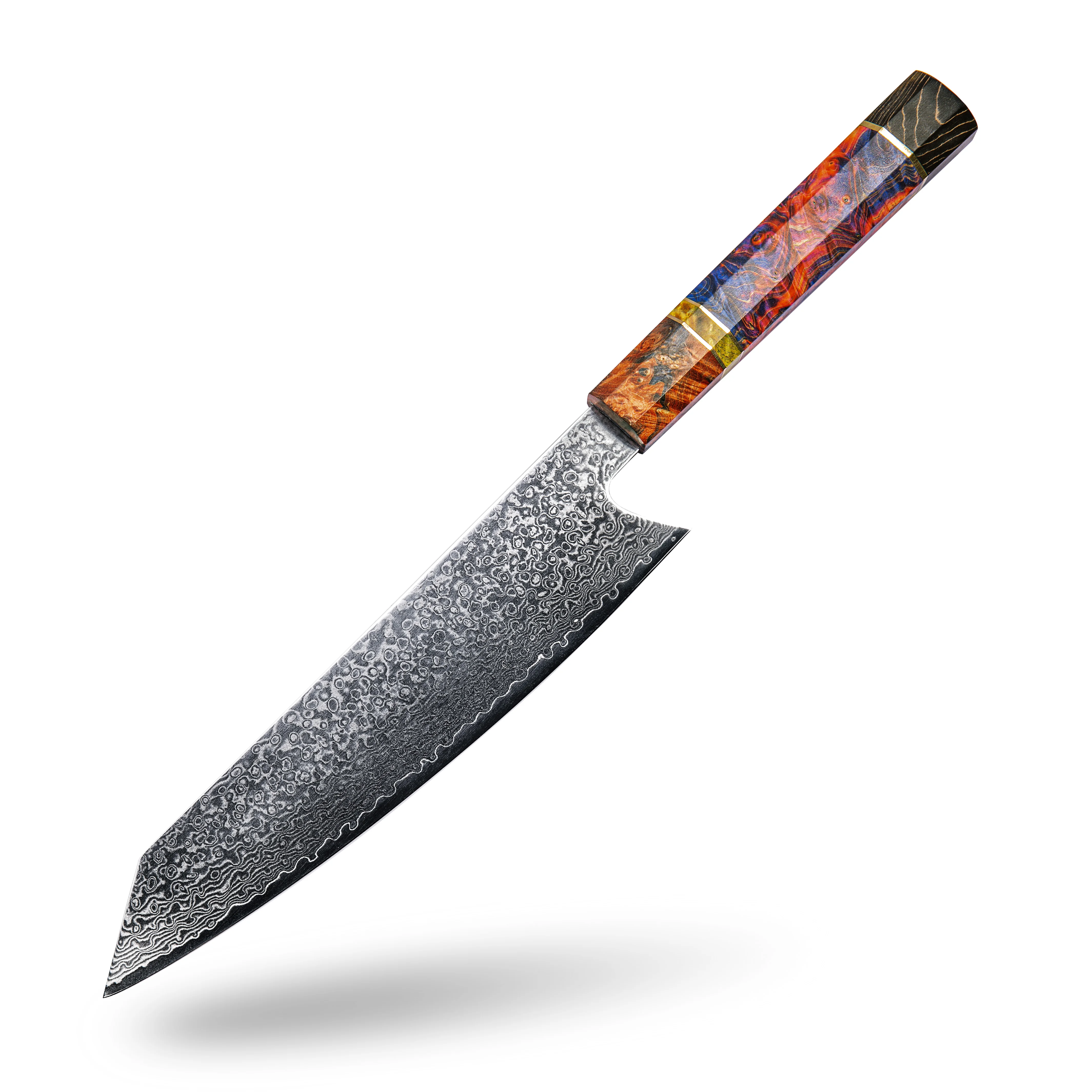Manufacturer supply 8 inch OEM Handmade vg10 Damascus Steel Blade kitchen Japanese Cook Knife with wood handle, Natural
Manufacturer supply 8 inch OEM Handmade vg10 Damascus Steel Blade kitchen Japanese Cook Knife with wood handle, Natural