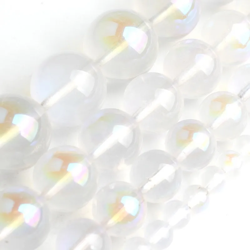 Natural Milky White Moonstone Beads Round Loose Stone Bead For Jewelry Making DIY 
Natural Milky White Moonstone Beads Round Loose Stone Bead For Jewelry Making DIY