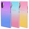 For Samsung Galaxy Note 10+ Case Crystal Clear Ultra Slim Double Color Gradient Shockproof Soft TPU Bumper Phone Case Cover