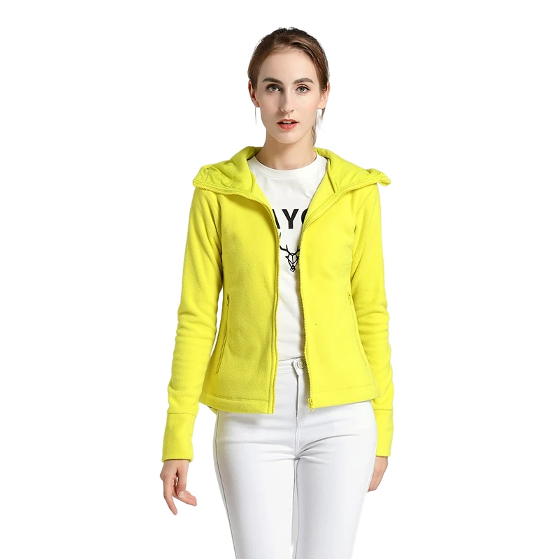 Wholesale polyester women's long-sleeve classic hoodie zipper loose fit outdoor fleece jacket women, Customizable
Wholesale polyester women's long-sleeve classic hoodie zipper loose fit outdoor fleece jacket women, Customizable