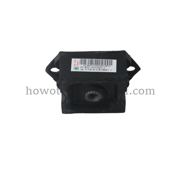 Sinotruk Howo Truck Spare Parts Engine Front Rubber Support