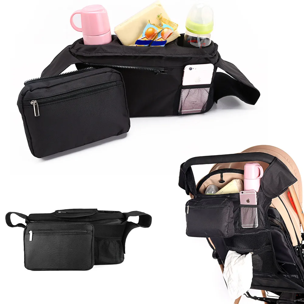 Multifunctional Black Baby Hanging Bag Baby Stroller Bag Diaper Net Bag with Detachable Pouch
Multifunctional Black Baby Hanging Bag Baby Stroller Bag Diaper Net Bag with Detachable Pouch