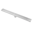 Scupper Cleanroom Flexible Channel Linear Shower Decorative Drain Covers Floor Drains
