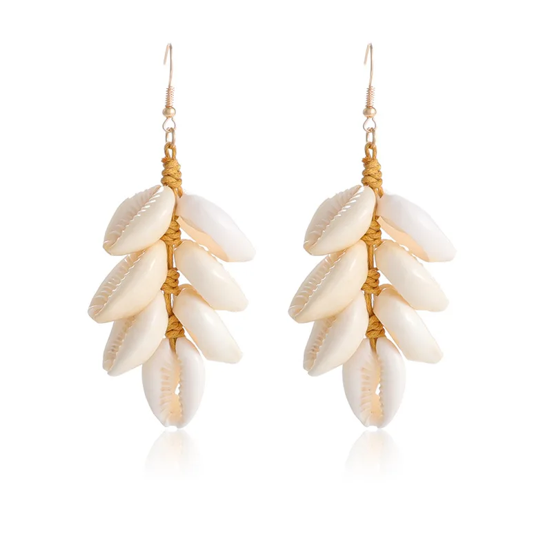 Aretes De Mujer Shell Earrings Boho Retro Natural Shell Drop Earrings For Women Jewelry wholesale
Aretes De Mujer Shell Earrings Boho Retro Natural Shell Drop Earrings For Women Jewelry wholesale