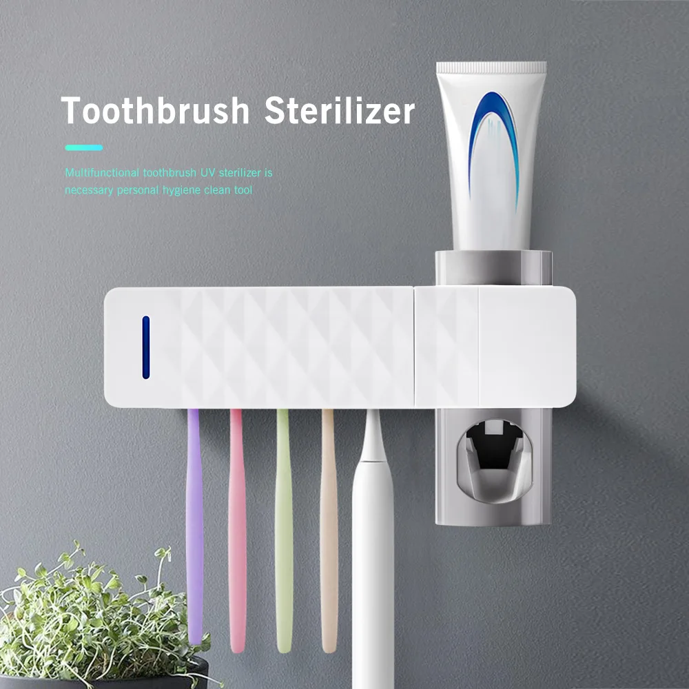 L003 New hot sales 5 Grid UV touthbrush sterilizer bathroom wall mounted toothbrush holder
L003 New hot sales 5 Grid UV touthbrush sterilizer bathroom wall mounted toothbrush holder