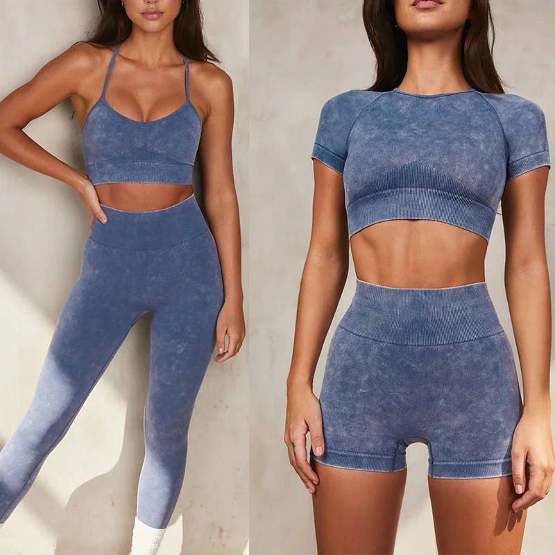 High quality 2021 new seamless knit 4 pcs yoga set gym clothing for women workout yoga set
High quality 2021 new seamless knit 4 pcs yoga set gym clothing for women workout yoga set