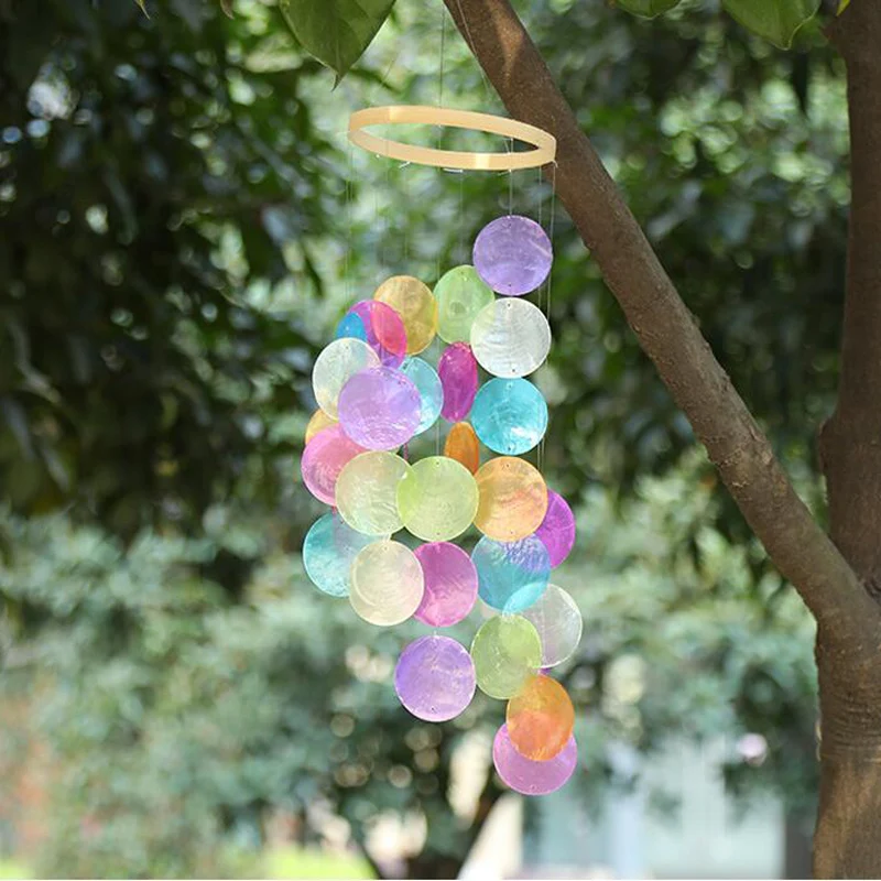 Handmade Capiz Shell Wind Chime Wall Hanging Crafts Natural Shell Beach Wedding Decor Home Decor
Handmade Capiz Shell Wind Chime Wall Hanging Crafts Natural Shell Beach Wedding Decor Home Decor