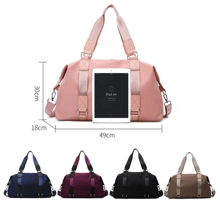 Waterproof Colorful Portable Dry Wet Pink Nylon Unisex Outdoor Travel Tote Gym Bags with Luggage Trolley Holder Pocket
Waterproof Colorful Portable Dry Wet Pink Nylon Unisex Outdoor Travel Tote Gym Bags with Luggage Trolley Holder Pocket