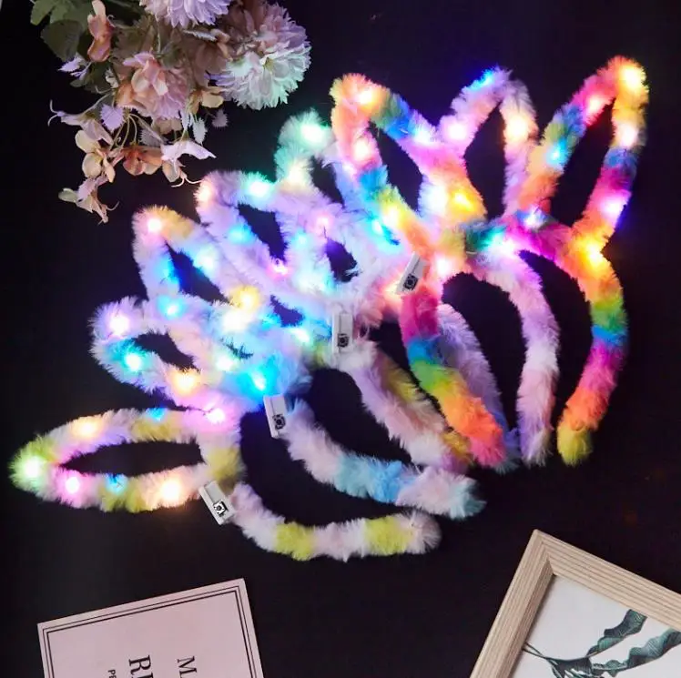 LED Rabbit Toy Plush Flashing Concert Headband Rabbit Ear Headband christmas headband with light
LED Rabbit Toy Plush Flashing Concert Headband Rabbit Ear Headband christmas headband with light