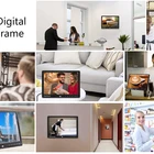 Android wifi 32 inch digital photo frame square lcd monitor hd player full hd digital photo frame for advertising