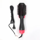 New style 2 in 1 hot comb electric dry wet dual purpose, straight roll dual purpose dryer hair comb